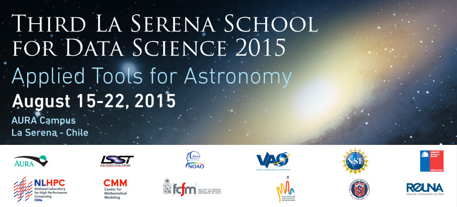 Tercera Escuela de Data Science La Serena 2015, Herramientas Aplicadas para la Astronomía